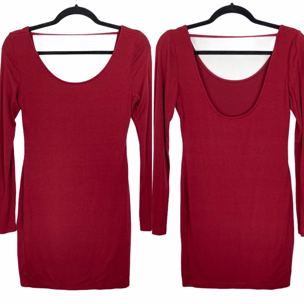 TOBI Slammin' Bodycon Low Back Dress, EUC, Med